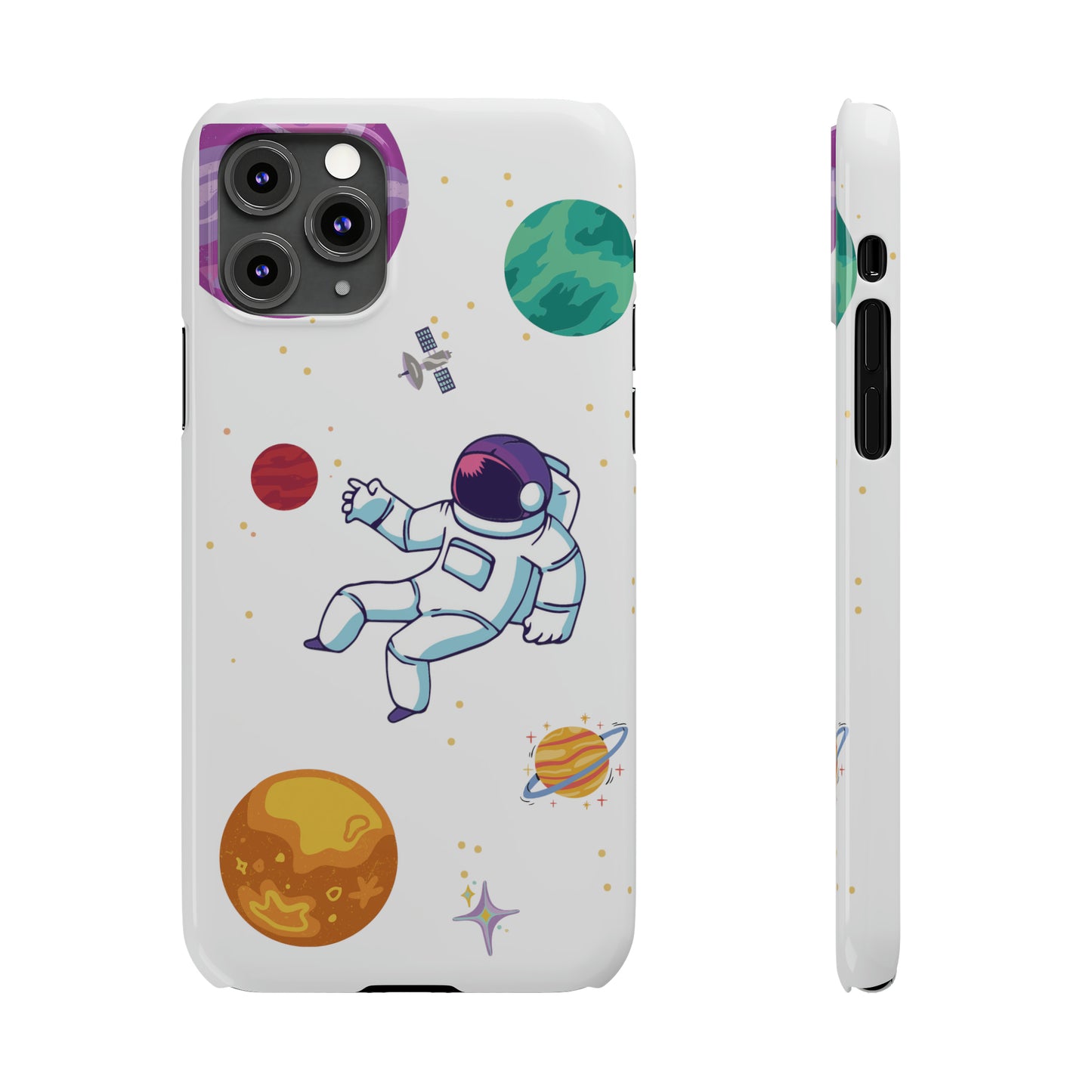 Astronaut Slim iPhone Cases - Elevate Your Device with Cosmic Style