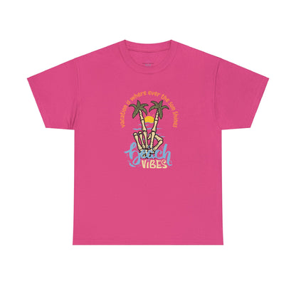 Elevate The Vibes Vacation Unisex Heavy Cotton Tee