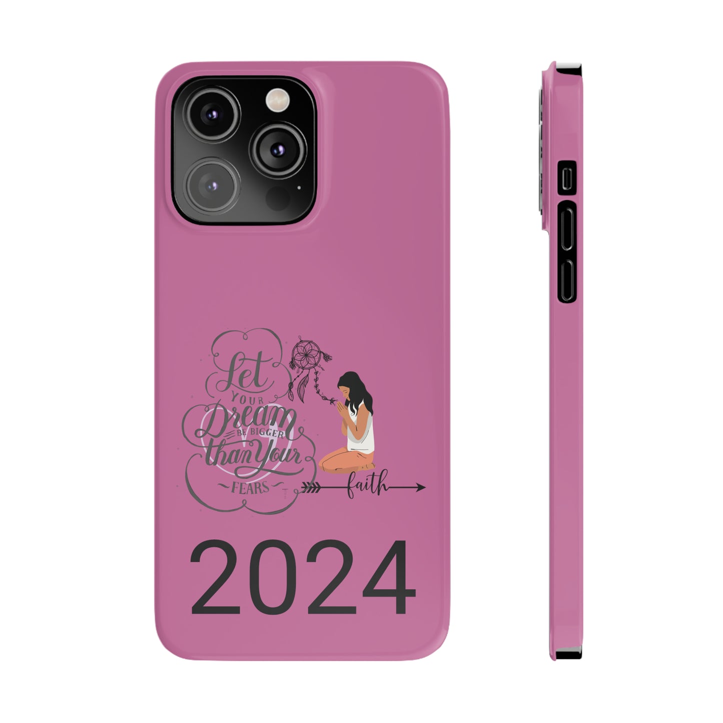 Let Your Dreams Be Bigger Than Your Fears Slim iPhone Cases