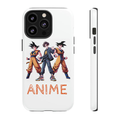 Tough Anime Goku iPhone Premium Protective Phone Cases for Apple, Samsung, and Google Devices