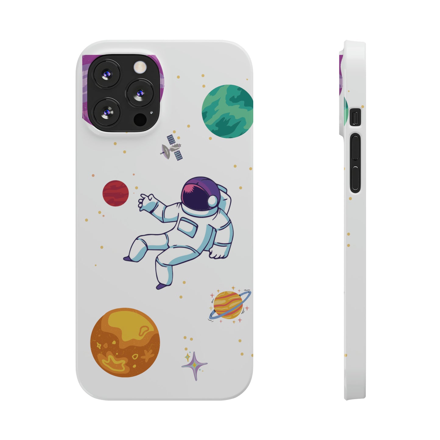 Astronaut Slim iPhone Cases - Elevate Your Device with Cosmic Style