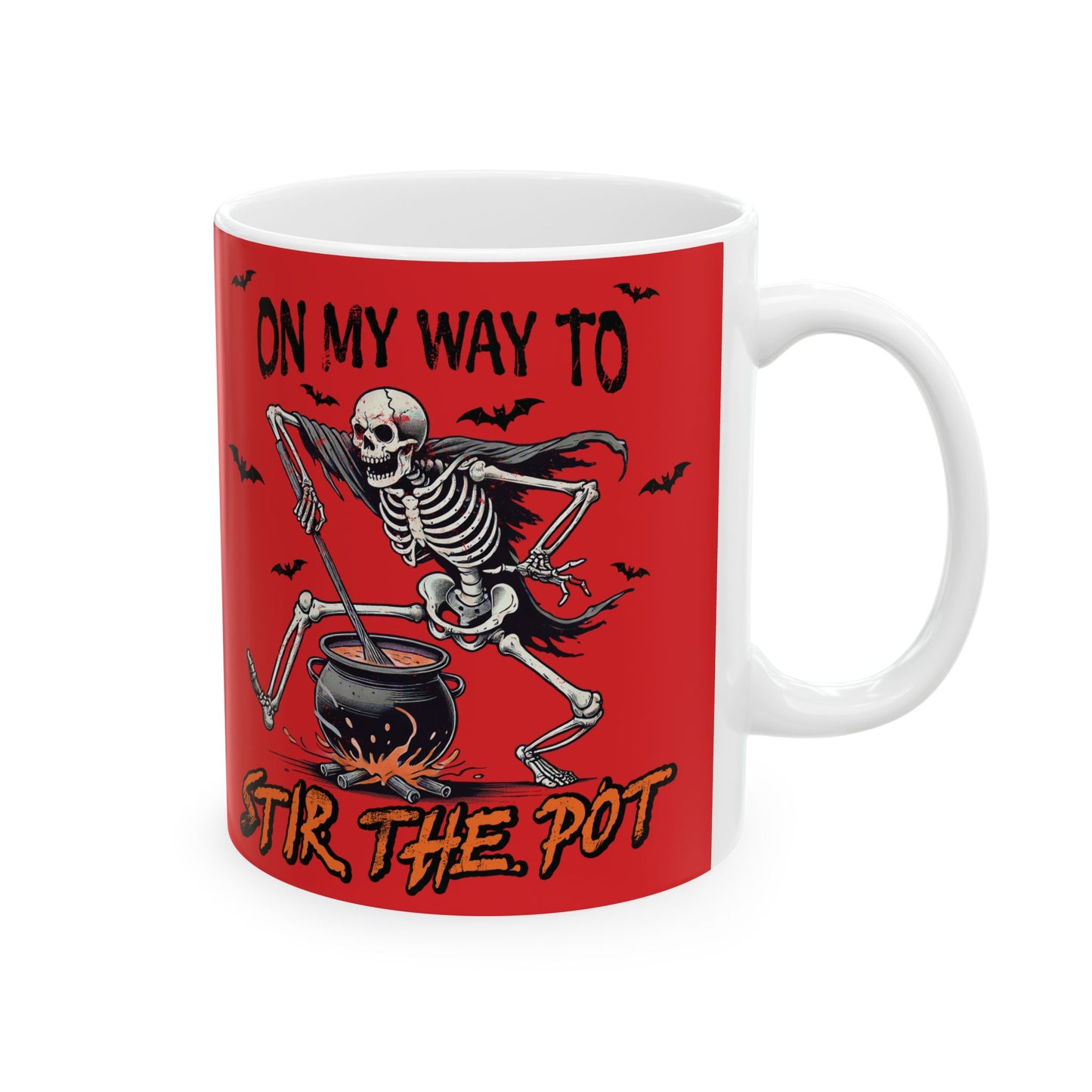 Spooky Season Halloween Ceramic Mug, (11oz, 15oz)