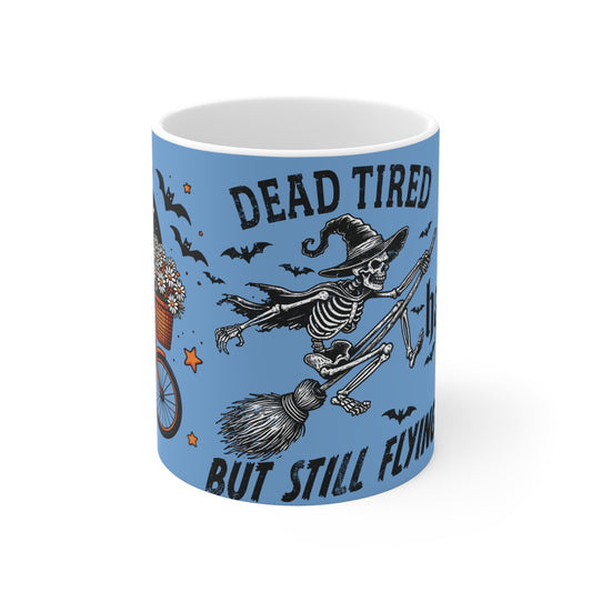 Start Your Day with a Spooky Twist Halloween Coffee Mug 11oz