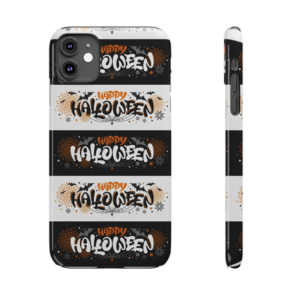 Embrace the spooky season with the Happy Halloween iPhone Case