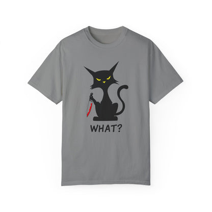 What, Meow Comfort Colors 1717 Customizable Garment-Dyed T-Shirt T-shirt