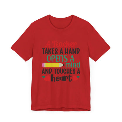 Inspirational Teacher Jersey Quote T-Shirt