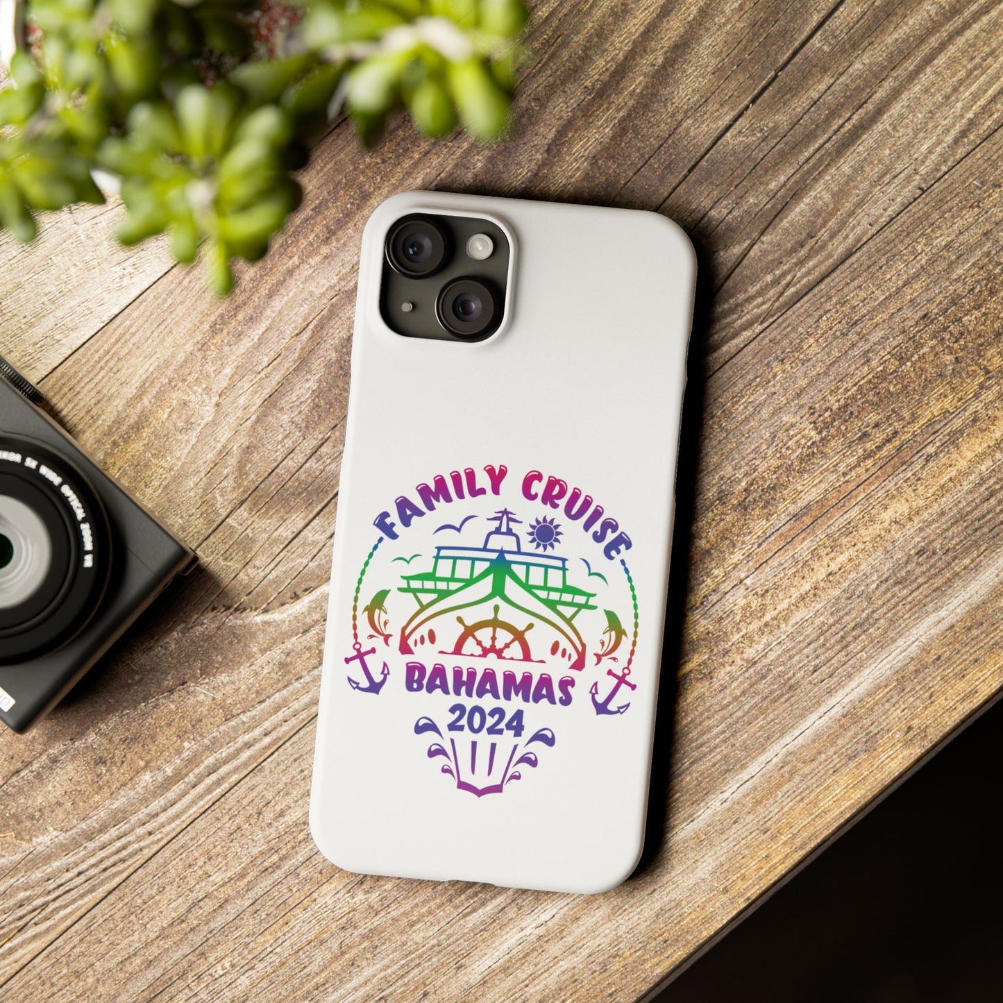 Family Cruise Bahamas iPhone Case With High Detail Design