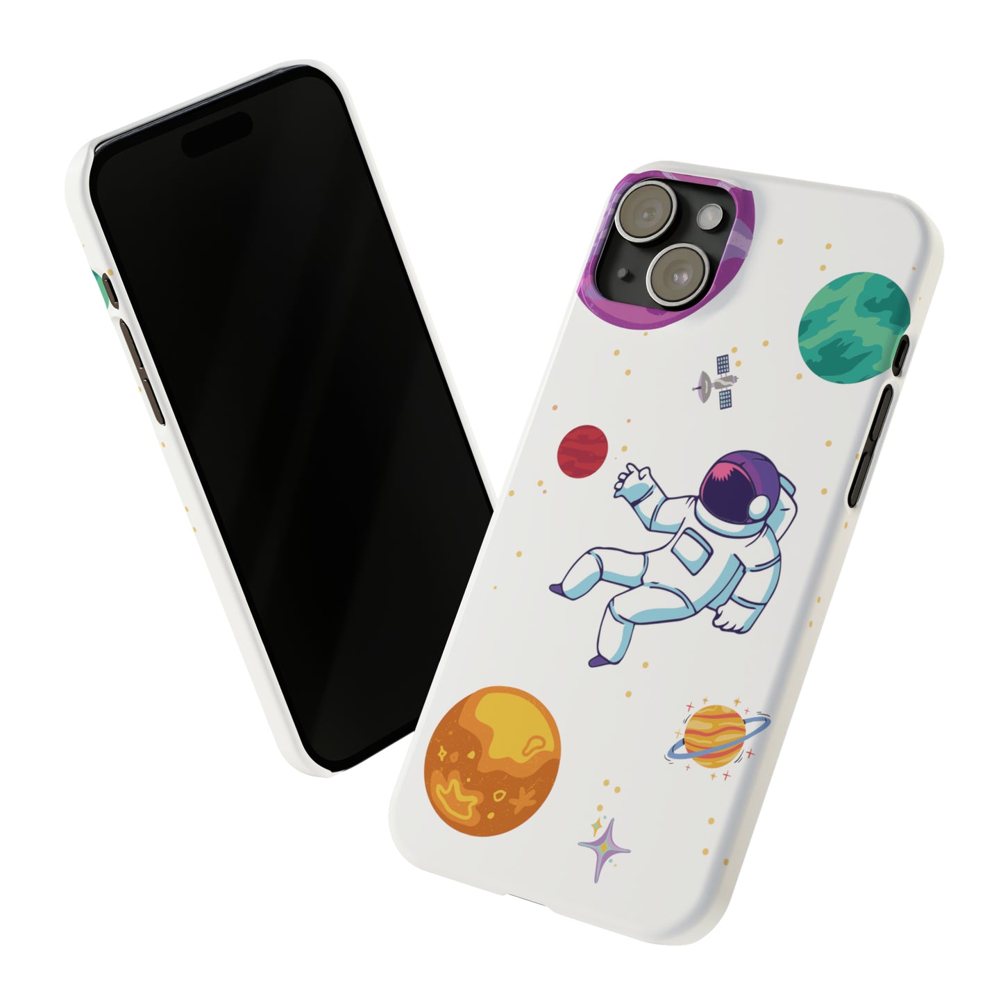 Astronaut Slim iPhone Cases - Elevate Your Device with Cosmic Style