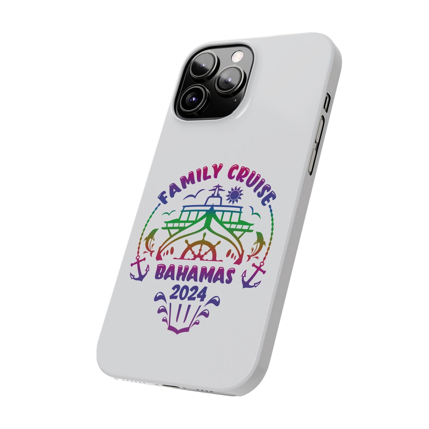 Family Cruise Bahamas iPhone Case With High Detail Design