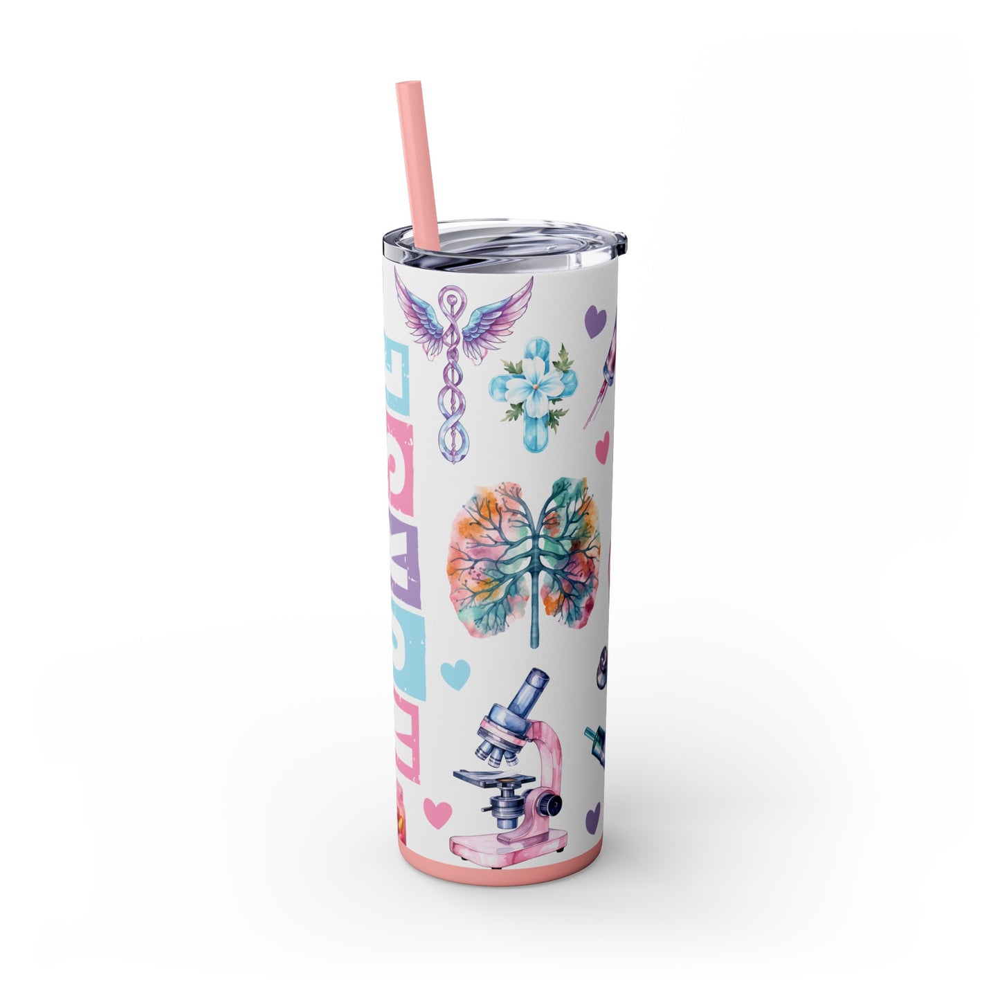 Nurse Tumbler - Personalized Skinny Tumbler for Healthcare Heroes