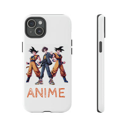 Tough Anime Goku iPhone Premium Protective Phone Cases for Apple, Samsung, and Google Devices