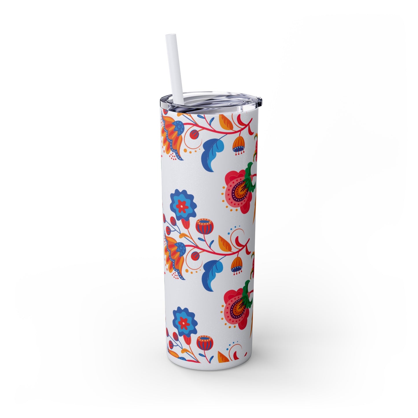 Skinny Tumbler with Straw, 20oz